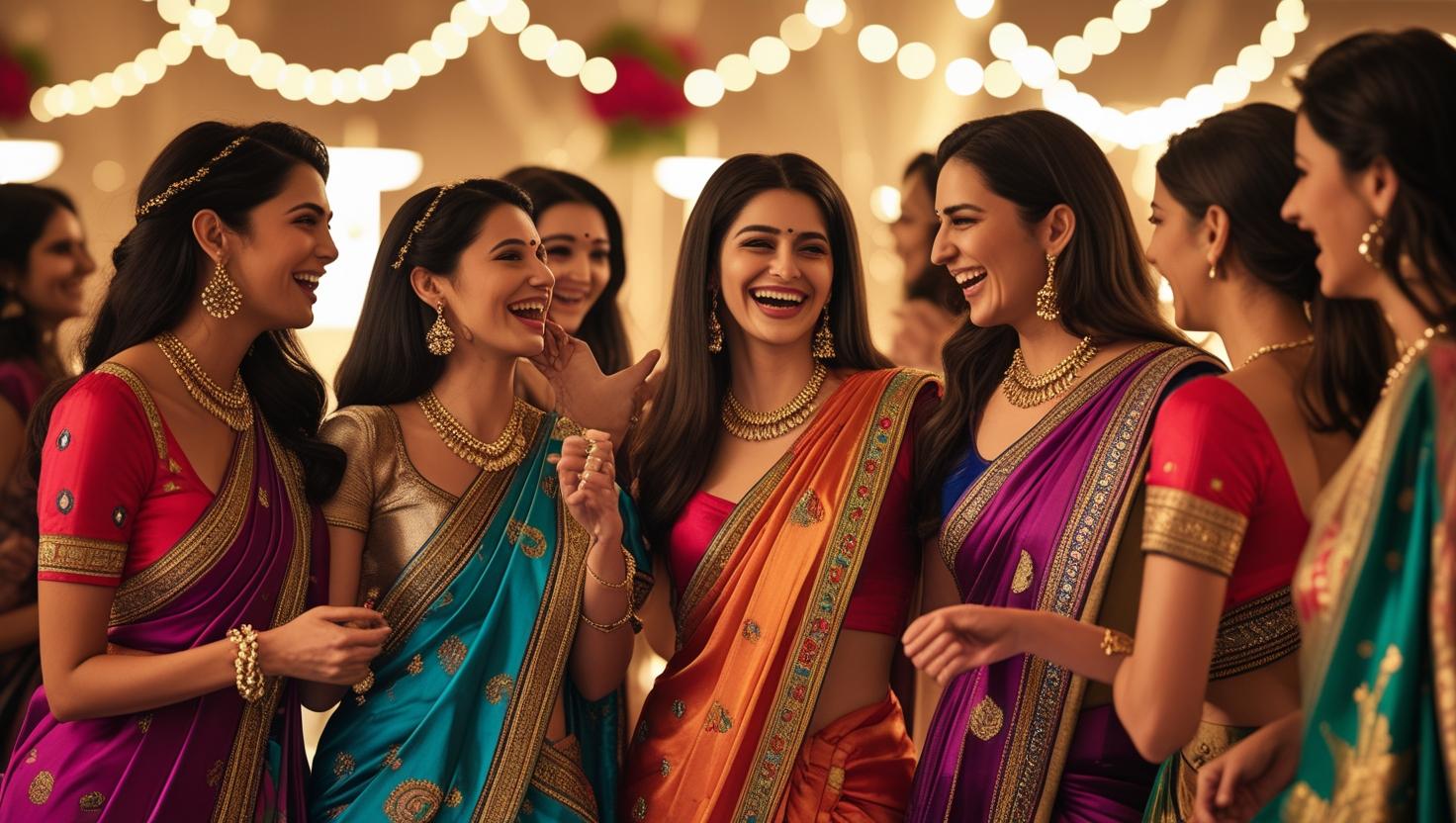 Popular Organza Saree Colors for Summer Weddings.